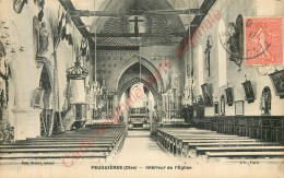 60.  FEUQUIERES . Intérieur De L'Eglise . - Non Classés