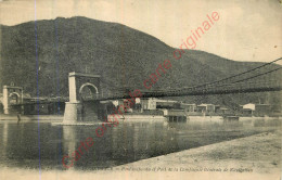 07.  ANDANCE .  Pont Suspendu Et Port De La Compagnie Générale De Navigation . - Altri & Non Classificati