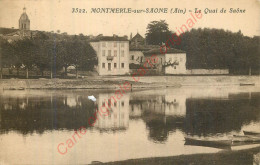 01.  MONTMERLE .  Le Quai De Saône . - Unclassified