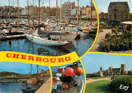50.  CHERBOURG  . CP Multivues . - Cherbourg