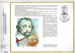 FRANCE - Presse : Portraits De Renaudot Et D'Emile De Girardin  -  N° 585 Du Catalogue CEF - 1980-1989