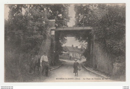 60 ESTREES SAINT DENIS Le Pont Du Chemin De Fer Enfant Avec Panier Homme Avec Cheval - Estrees Saint Denis