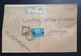 Yugoslavia Kingdom 1924  Letter With Stamp And R Label SJENICA (No 3095) - Covers & Documents