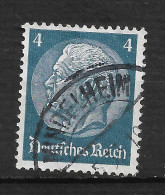 ALLEMAGNE   :   N°  443 "HINDENBURG " - Usati