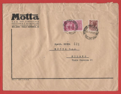 ITALIA - Storia Postale Repubblica - 1960 - 90 Antica Moneta Siracusana + 750 Coppia Di Cavalli Alati - Viaggiata Da Reg - 1946-60: Marcophilia