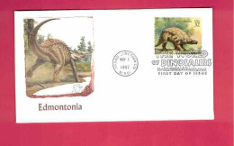 FDC Des USA EUAN De 1997 - YT N° 2599 - Edmontonia - Préhistoriques