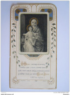 Image Pieuse Holy Card Santini Maria Jezus Marie Jesus 1909 Art Nouveau Edit Bouasse-Jeune 1103 - Devotion Images