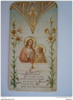Image Pieuse Communion Holy Card Santini Communie 1915 Maria Keuninckx Kerk Sint-Jans Malines Mechelen Edit Pontif - Santini