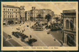 Palermo Città Stazione Tram Cartolina KV3265 - Palermo