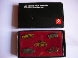 Pin's - COFFRET LES JOURS FOUS  CITROÊN 1991 - Citroën