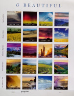 USA 2018, O Beautiful Landscapes, MNH Unusual Sheetlet - Unused Stamps