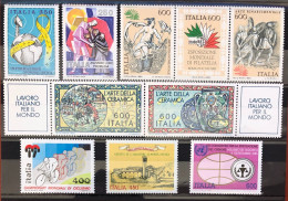 1985 - Italian Republic (10 New Stamps) MNH - ITALY STAMPS - 1981-90: Mint/hinged