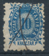 1873. Telegraph Stamp, Lithography 10kr Stamp - Telegraaf