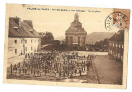 Salins Les Bains, Fort Saint André. Cour Intérieure, Vue Des Glacis (A18p68) - Sonstige & Ohne Zuordnung