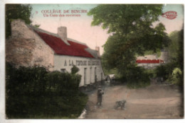 Collège De Binche , Un Coin Des Environs , ( A La Fontaine De Jouvence ) Petite Déchirure Coin Droit - Binche