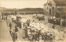 Le Croisic * RARE Carte Photo * Procession Ou Fête Religieuse Ou Fête De La Mer , Quais * 2 Juin 1907 - Le Croisic