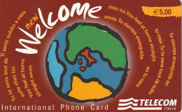 PREPAID PHONE CARD ITALIA WELCOME WDD (CZ1405 - Pubbliche Ordinarie