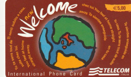 PREPAID PHONE CARD ITALIA WELCOME WDD (CZ1406 - Public Ordinary