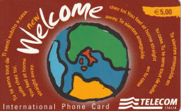 PREPAID PHONE CARD ITALIA WELCOME WDD (CZ1403 - Públicas Ordinarias