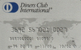 CARTA CREDITO SCADUTA DINERS CLUB  (CZ1066 - Carte Di Credito (scadenza Min. 10 Anni)