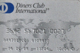 CARTA CREDITO SCADUTA DINERS CLUB  (CZ1063 - Tarjetas De Crédito (caducidad Min 10 Años)