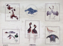 Belgium 2024, Birds, MNH S/S - Ungebraucht