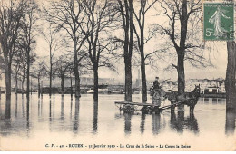 76 - ROUEN - SAN33555 - La Crue De La Seine - Le Cours La Reine - 31 Janvier 1910 - Rouen