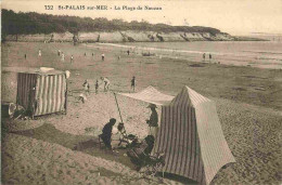 17 - Saint Palais Sur Mer - La Plage De Nauzan - Animée - Scènes De Plage - Correspondance - CPA - Oblitération Ronde De - Saint-Palais-sur-Mer