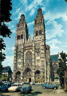 Automobiles - Tours - La Cathédrale Saint Gatien - CPM - Voir Scans Recto-Verso - Passenger Cars