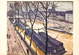 Art - Peinture - Albert Marquet - Les Quais En Hiver - Carte Neuve - CPM - Voir Scans Recto-Verso - Pintura & Cuadros