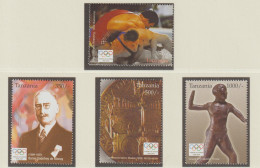 Tanzania 2004 Olympic Games Athens Four Stamps MNH/**. Postal Weight Approx. 0,04 Kg. Please Read Sales Con - Ete 2004: Athènes
