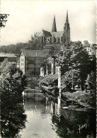 28 - Chartres - Les Rives De L'Eure Et La Cathédrale - Carte Dentelée - CPSM Grand Format - Voir Scans Recto-Verso - Chartres