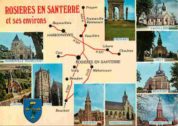 80 - Rosières En Santerre - Multivues - Blasons - Carte Géographique - CPM - Voir Scans Recto-Verso - Rosieres En Santerre