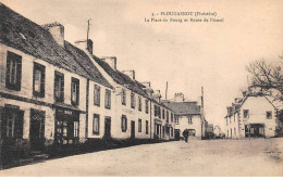 29.AM18376.Plougasnou.La Place Du Bourg Et Route De Primel - Plougasnou