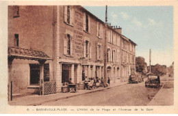 50 - BARNEVILLE PLAGE - SAN34620 - L'Hôtel De La Plage Et L'avenue De La Gare - Barneville