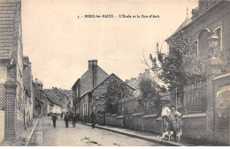 80 - MERS LES BAINS - SAN35189 - L'Ecole Et La Rue D'Ault - Mers Les Bains