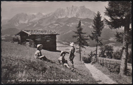 Austria - 6380 St. Johann In Tirol - Mit Wilden Kaiser - Berghütte Mit Wanderer - Nice Stamp - St. Johann In Tirol