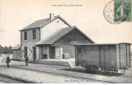 58 - SAINT AMAND - SAN42472 - Gare - Ligne Come Saint Amand - Saint-Amand-en-Puisaye