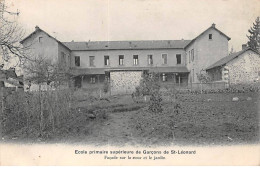 87 - ST LEONARD - SAN37768 - Ecole Primaire Supérieure De Garçons - Façade Sur La Cour Et Le Jardin - Saint Leonard De Noblat