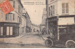 27 - PACY SUR EURE - SAN43319 - La Rue De L'Eglise - Voiture - Pacy-sur-Eure