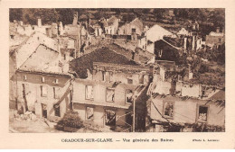 87 - ORADOUR SUR GLANE - SAN37757 - Vue Générale Des Ruines - Oradour Sur Glane