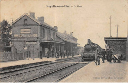 80 - NOYELLES SUR MER - SAN37730 - La Gare - Train - Noyelles-sur-Mer