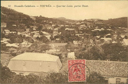 NEW CALEDONIA / MOUVELLE CALEDONIE - NOUMEA - QUARTIER LATIN - PARTIE OUEST - MAILED TO ITALY 1926 / STAMP (18219) - Nouvelle-Calédonie
