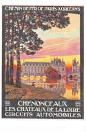 37 - CHENONCEAUX - SAN43479 - Les Châteaux De La Loire - Circuits Automobiles - Chemin De Fer De Paris à Orléans - Chenonceaux