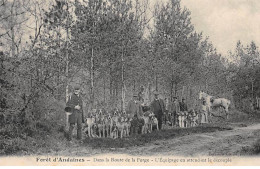 CHASSE - SAN37933 - Forêt D'Andaines - Dans La Route De La Foges - L'Equipage En Attend Le Découplé - Hunting