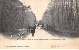 CHASSE - SAN37830 - Chasse à Courre En Forêt De Fontainebleau - En Route Pour La Brisée - Caza