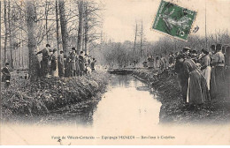 CHASSE - SAN37885 - Forêt De Villers Cotterêts - Equipage Meunier - Bat L'eau à Coyolles - Hunting