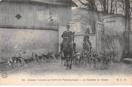 CHASSE - SAN37836 - Chasse à Courre En Forêt De Fontainebleau - La Rentrée Au Chenil - Chasse