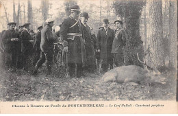 CHASSE - SAN37829 - Chasse à Courre En Forêt De Fontainebleau - Le Cerf Hallali - Courteaut Perplexe - Jacht