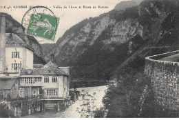 74.AM18998.Cluses.N°43.Vallée De L'Arve Et Route De Romme - Cluses